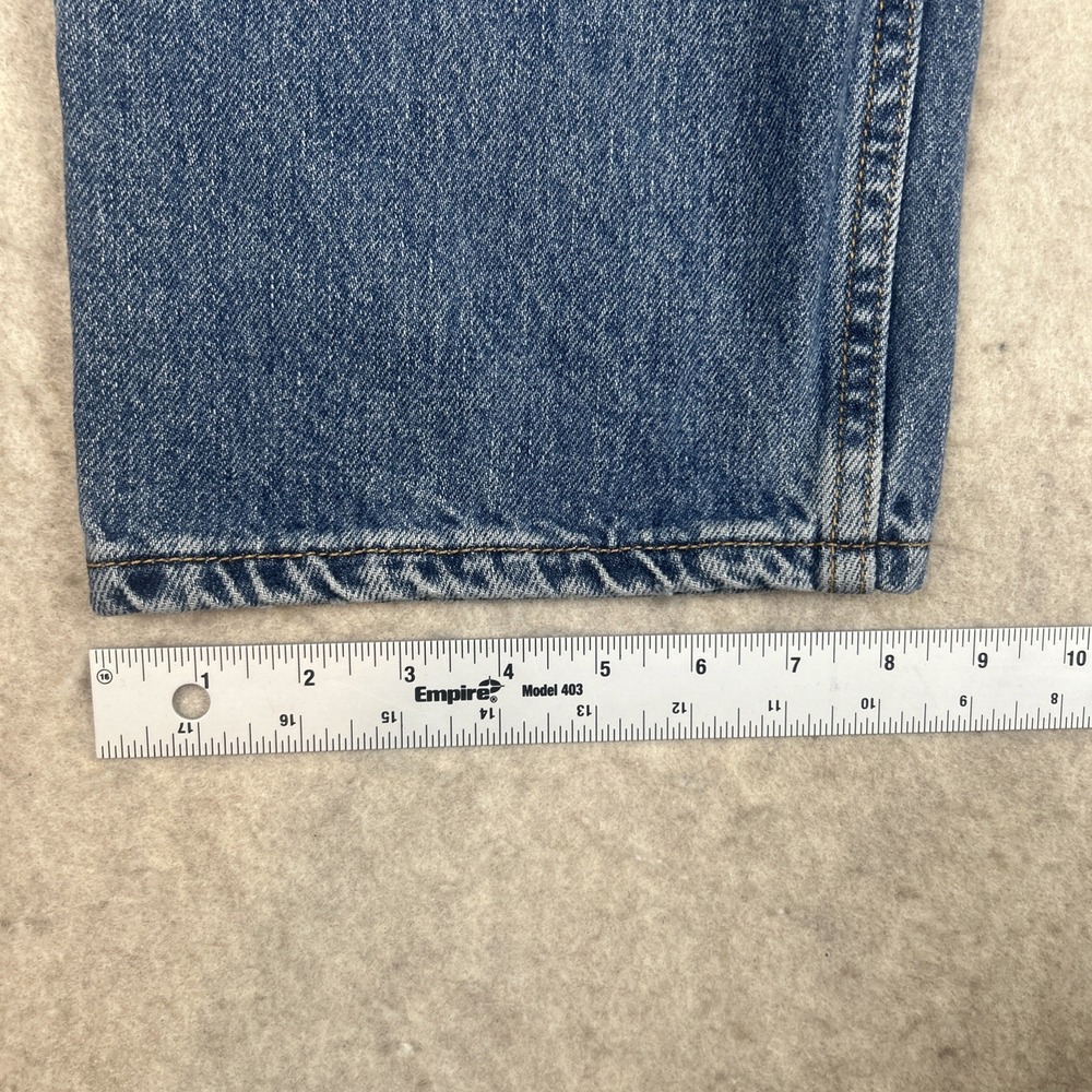 Vintage Levis 505 Jeans Mens 36x32 Blue Regular Fit Straight Leg Y2K Medium Wash - Picture 7 of 8